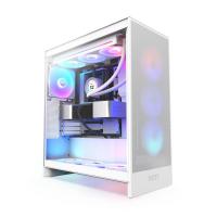  NZXT H7 Flow RGB Window Mini-ITX, Micro-ATX, ATX White (CM-H72FW-R1)