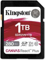   SDXC 1TB Kingston SDR2V6/1TB Canvas React Plus w/o adapter