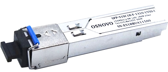  Osnovo SFP-S1SC18-F-1310-1550-I