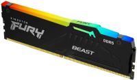  DDR5 16GB 6400MHz Kingston KF564C32BBEA-16 Fury Beast RGB RTL Gaming PC5-51200 CL32 DIMM 288-pin 1.4 single rank   Ret
