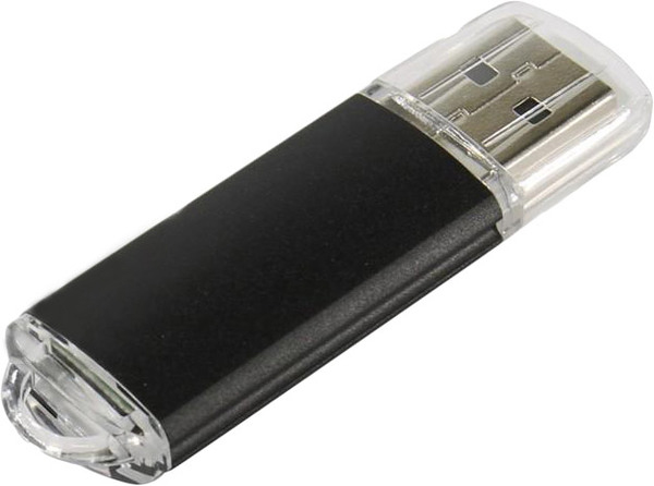   4Gb USB Drive <USB2.0> Smartbuy V-Cut Black (SB4GBVC-K)
