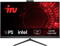  IRU Office 27IH5P 27" Full HD i3 10105 (3.7) 16Gb SSD256Gb UHDG 630 Free DOS GbitEth WiFi BT 120W Cam  1920x1080