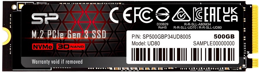  SSD 500Gb Silicon Power UD80 (SP500GBP34UD8005)