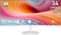 ������� 34" MSI PRO MP341CQW E12, VA 3440x1440, 120Hz, 4ms, White (9S6-3PB2CT-211)
