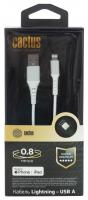  USB (m)-Lightning (m) Cactus CS-LG.USB.A-0.8, 0.8 , , 