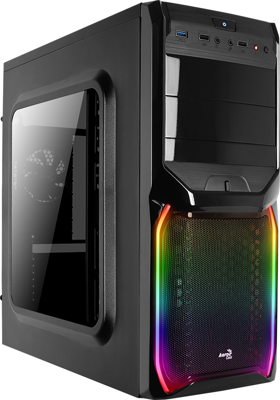 Aerocool rgb. Корпус AEROCOOL v3x RGB. AEROCOOL v3x RGB Window. AEROCOOL v3x RGB Window Black. Корпус AEROCOOL Miditower.