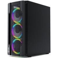  Powercase  Powercase Mistral Micro X4B, Tempered Glass, 4 120mm 5-color fan, , mATX  CMMXB-L4 mATX (CMIMTW-L3) (202766)