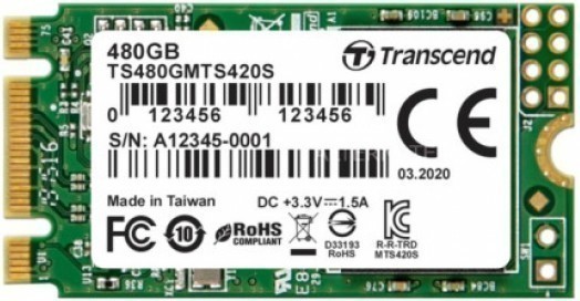  SSD 480Gb Transcend MTS420 (TS480GMTS420S)