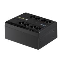  ExeGate NEO Smart LHB-650.LCD.AVR.8SH.CH.RJ.USB, 650VA/390W, LCD, AVR, 8Schuko, RJ45/11, USB, 4USB-  , Black