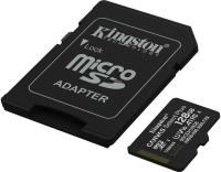 ���� ����� microSDXC 128GB Kingston SDCS3/128GB Canvas Select Plus + adapter