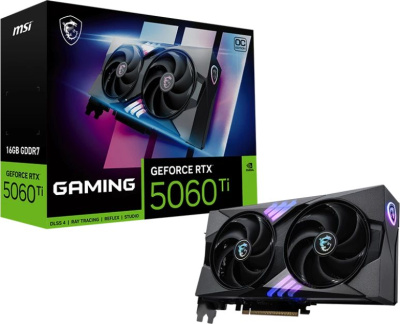 ���������� MSI NVIDIA GeForce RTX 5060 Ti 16Gb Gaming OC GDDR7 Ret