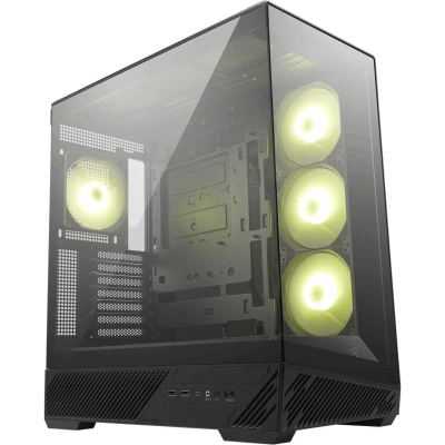 ������ ��� �� MSI MAG PANO 130R PZ 2xUSB 3.2 Gen 1, 1xUSB 3.2 Gen2 Type-C, 3x120mm ARGB Reverse Blade Fan, 1x120mm ARGB Fan, 1 to 3 Fan PWM Splitter, Tempered Glass Window