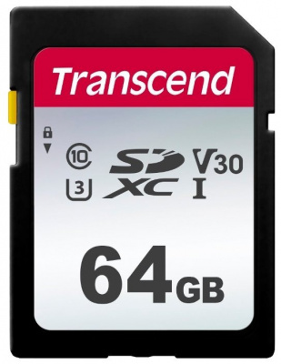 ����� ������ 64Gb Transcend SDXC Class 10 (TS64GSDC300S)