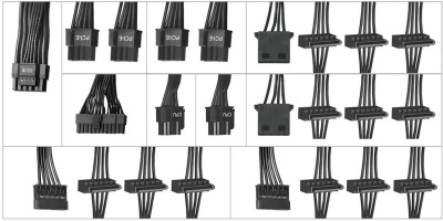 ���� ������� Bloody ATX 850W BD-PS850G 80+ gold (20+4pin) APFC 120mm fan 12xSATA Cab Manag RTL