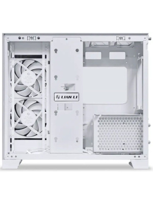 ������ Lian Li O11 Dynamic Mini V2 Flow / White / 5 x 120mm PWM Fan / Mid-Tower, TG / G99.O11DMIV2FW.R0