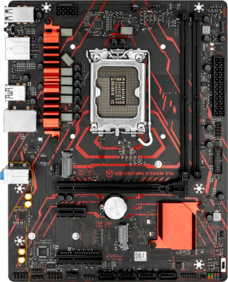 ����������� ����� Maxsun Milestone B760M D5L V2, Intel B760, Socket 1700, mATX, Ret