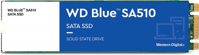   WD SSD Blue SA510, 250GB, M.2(22x80mm), SATA3, R/W 550/525MB/s, IOPs 95 000/81 000, TBW 100, DWPD 0.2