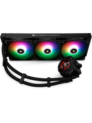 ������� �������� ���������� Thermalright Core Vision 360 Black ARGB / 3x120mm ARGB PWM Fans / TRCV360AB