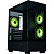 ������ XASTRA Q400M 3ARGB-C6-UC Black mATX/Aquarium/Screewless/ 3x120mm ARGB PWM FM fans/Argb+PWM HUB 6port/ Type-C/ Q400M-3FM12A-C6-UC