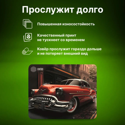 ������ ��� ���� Cactus Red Car 300x250x2�� (CS-MP-P07M)