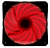 ���������� Digma DFAN-LED-RED 120x120x25mm 3-pin 4-pin (Molex)23dB 115gr LED Ret