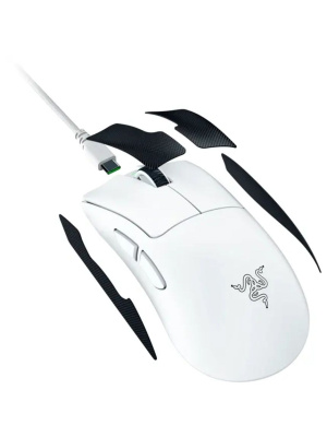 ������� ���� Razer DeathAdder V4 Pro - White �����