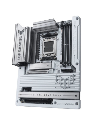 ����������� ����� ASUS TUF GAMING B850-BTF WIFI W, AM5, B850, 4*DDR5, 4*SATA, 3*M.2, 7*USB 3.2, 2*USB 2.0, Type-C, 3*PCIx16, 1*PCIx1, DP+HDMI, ATX; 90MB1KW0-M0EAY0