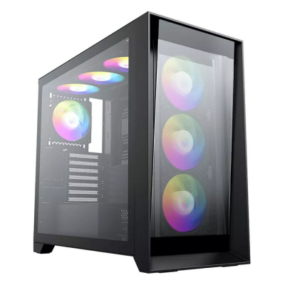 ������ ACD Lagrange black with 4 pcs ARGB fan (PWM+5V 3PIN) +FAN HUB
