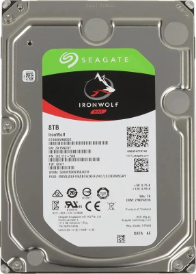 ������� ����/ HDD Seagate SATA3 8Tb IronWolf NAS 7200 256Mb (ST8000VN0022)