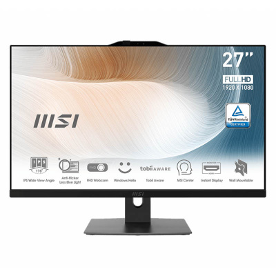  MSI Modern AM272P 12M-233XRU 27" Full HD i5 1240P (1.7) 8Gb SSD512Gb noOS GbitEth WiFi BT 120W Cam  1920x1080