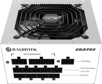 ���� ������� 1200W Raijintek CRATOS White, 80+ Gold, white (0R30B00004)