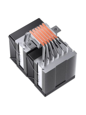����� JONSBO CR-1400 DV2 Black LGA1700/1200/115X/AM5/AM4 (TDP 220W, PWM, 92mm ARGB Fan*2, 6 �������� ������, 4-pin) Retail