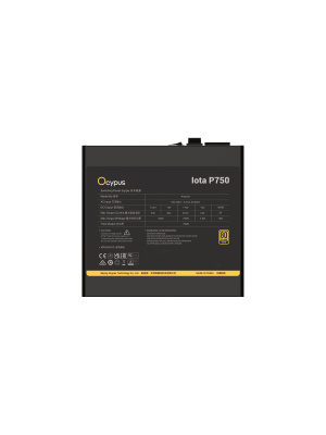 ���� ������� Ocypus Iota P750, 750W, APFC, 80+ Gold, ATX 3.1, Fully Modular, 120mm Fan (P750-GF)