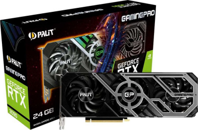  RTX3090 24GB Palit PA-RTX3090 GAMINGPRO 384 GDDR6X 1395, 19500, HDMIx1, DPx3, HDCP Ret (NED3090019SB-132BA) RTL