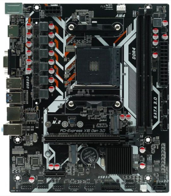 ����������� ����� Afox AMD A320 AM4 mATX, Ret