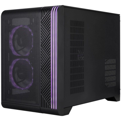 ������ 1STPLAYER VT6 ARGB Black / mATX / 3x120mm ARGB fans / VT6-BK-3FS7