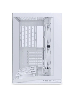 ������ Lian Li O11 Dynamic Mini V2 Flow / White / 5 x 120mm PWM Fan / Mid-Tower, TG / G99.O11DMIV2FW.R0
