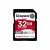 ���� ����� SDHC 32Gb  Kingston SDHC, UHS-I Class U3 V90, ������: 300 ��/�, ������: 260 ��/� (SDR2/32GB)