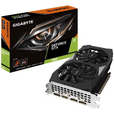  GIGABYTE PCIE16 GTX1660 6GB GDDR5 GV-N1660OC-6GD