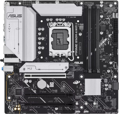 ����������� ����� Asus PRIME B760M-A WIFI II, Socket LGA 1700, Intel B760, mATX, Ret