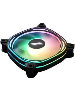 ���������� 1STPLAYER FB7 Black / 120mm ARGB 3pin 5V PWM 4pin 12V 600-1800rpm 45.12cfm 47.2dBA / FB7-BK / BULK