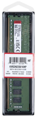 ������ Kingston DIMM DDR4 16Gb PC25600 3200MHz CL22 Kingston 1.2V KVR32N22D8/16WP