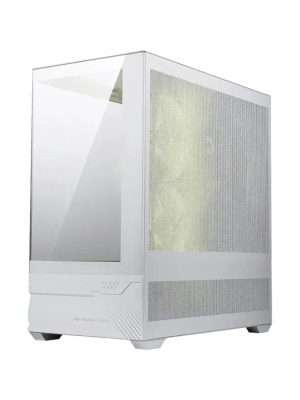 ������ ��� �� MSI MAG PANO M110R WHITE , Micro-ATX, 1xUSB 3.2 Gen 1, 1xUSB 3.2 Gen2x2 Type-C, 2x140mm, ARGB Reverse Blade Fan, 1x120mm ARGB Fan, ARGB+PWM Control Board, TG