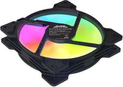 ���������� GMNG GG-CF120FRGB1-PWMBK RGB 120x120x25mm ������ 4-pin 20-28dB 126gr Ret