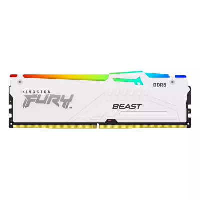 Kingston Fury ����������� ������ ����������� ������ 64Gb DDR5 6000MHz Beast White RGB (KF560C40BWAK4-64) (4x16Gb KIT) 4x16 �� (KF560C40BWAK4-64)