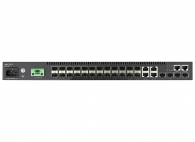 ���������� 24 x GE SFP+ 4CG + 4 10G SFP+ ports L2+ Switch, w/ DDM for all ports , 1xRJ45 management port, Dual power supply (AC + DC) Edge-corE {4}