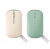 Asus Marshmallow MD100 White/Green (90XB07A0-BMU0B0) ���� ����������, ������������ (Bluetooth + ����������), 1600 dpi, USB, ����: �����, ������