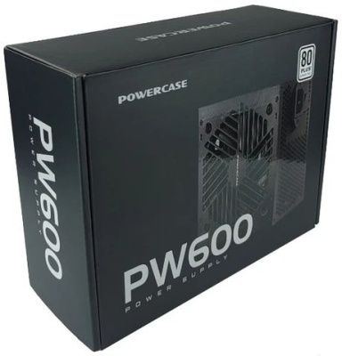 ���� ������� Powercase PW600 80 Plus, ATX 2.31, 600W, APFC  PS-600W-DC