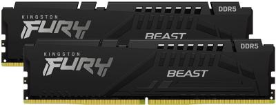 ������ 16GB (2x8Gb) Kingston FURY Beast Black KF556C36BBEK2-16 DDR5, 5600 MT/s, CL36 