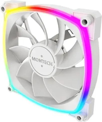 ���������� Montech RX120 ����������� ARGB 120x120x25mm ����� 4-pin 27dB 145gr Ret (RX120 PWM WHITE)